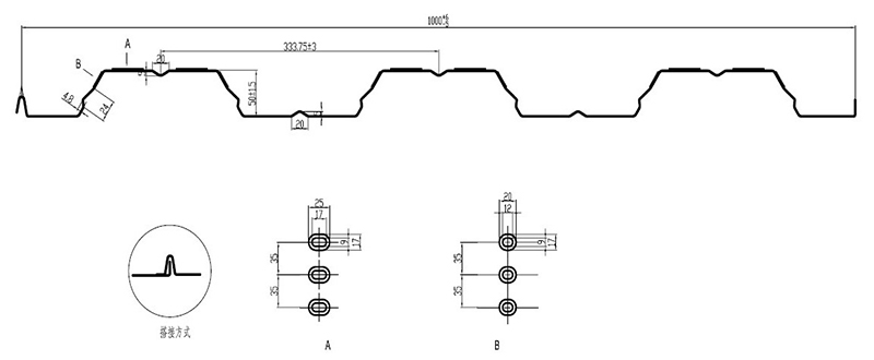 floor decking roll forming machine